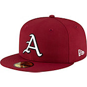 New Era Men's Arkansas Razorbacks Cardinal 59Fifty Fitted Hat
