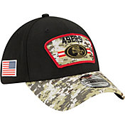 New Era Men's San Francisco 49ers Salute to Service 39Thirty Black Stretch Fit Hat