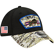 New Era Men's Buffalo Bills Salute to Service 39Thirty Black Stretch Fit Hat