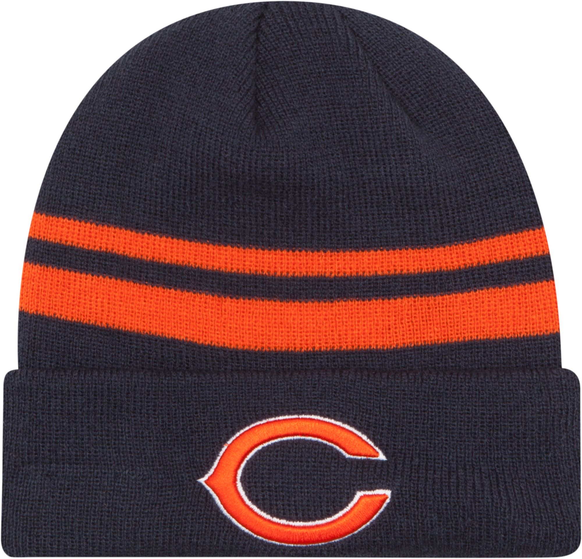 New Era Men's Chicago Bears Navy Cuffed Knit