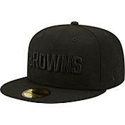 New Era Men's Cleveland Browns Color Pack 59Fifty Black Fitted Hat