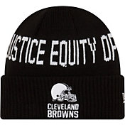 New Era Men's Cleveland Browns Social Justice Black Knit