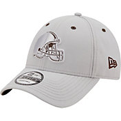 New Era Men's Cleveland Browns Outline 9Forty Grey Adjustable Hat