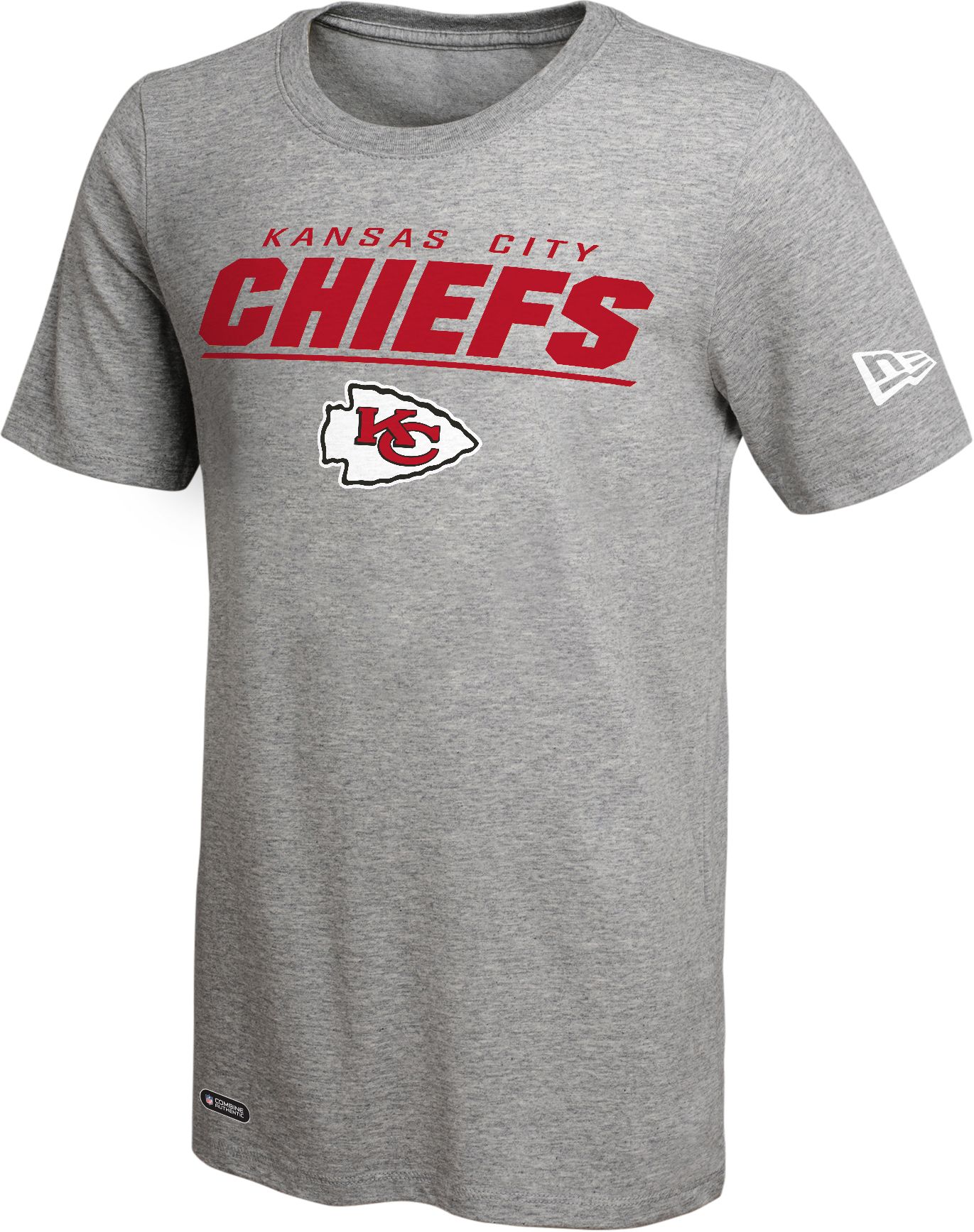 Nike Men's Kansas City Chiefs Fan Gear Colorblock Tri Blend Jersey