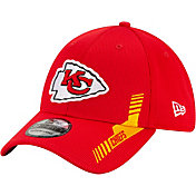 New Era Men's Kansas City Chiefs Red Sideline 2021 Home 39Thirty Stretch Fit Hat