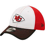 New Era Men's Kansas City Chiefs Team Neo 39Thirty White Stretch Fit Hat