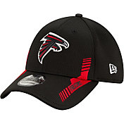 New Era Men's Atlanta Falcons Black Sideline 2021 Home 39Thirty Stretch Fit Hat