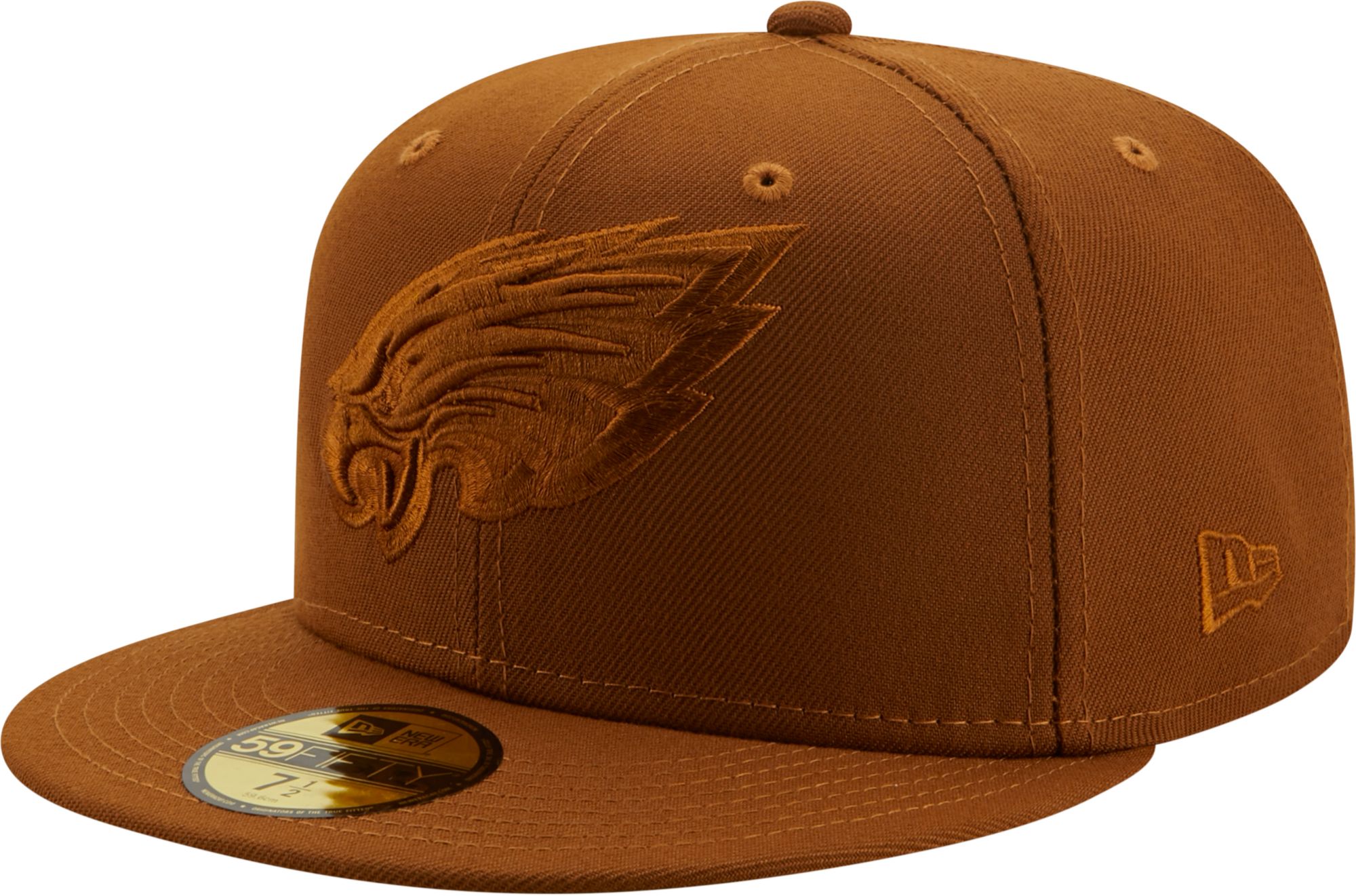 New Era / Men's Philadelphia Eagles Color Pack 59Fifty Peanut Fitted Hat