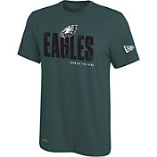 New Era Men's Philadelphia Eagles Combine Hash Green T-Shirt