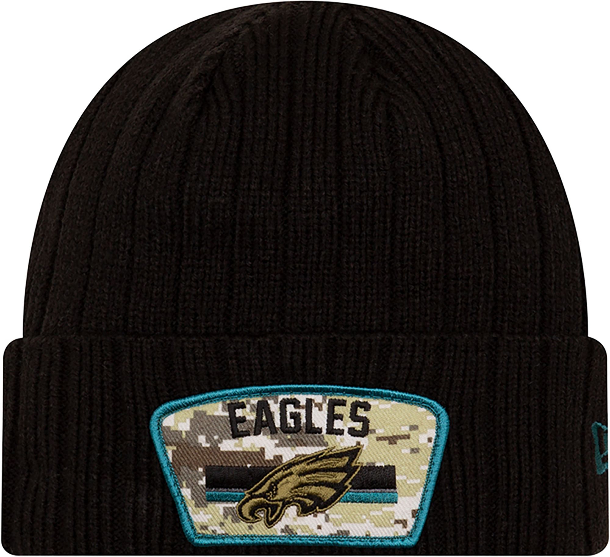 New Era / Men's Philadelphia Eagles Salute to Service Black Knit
