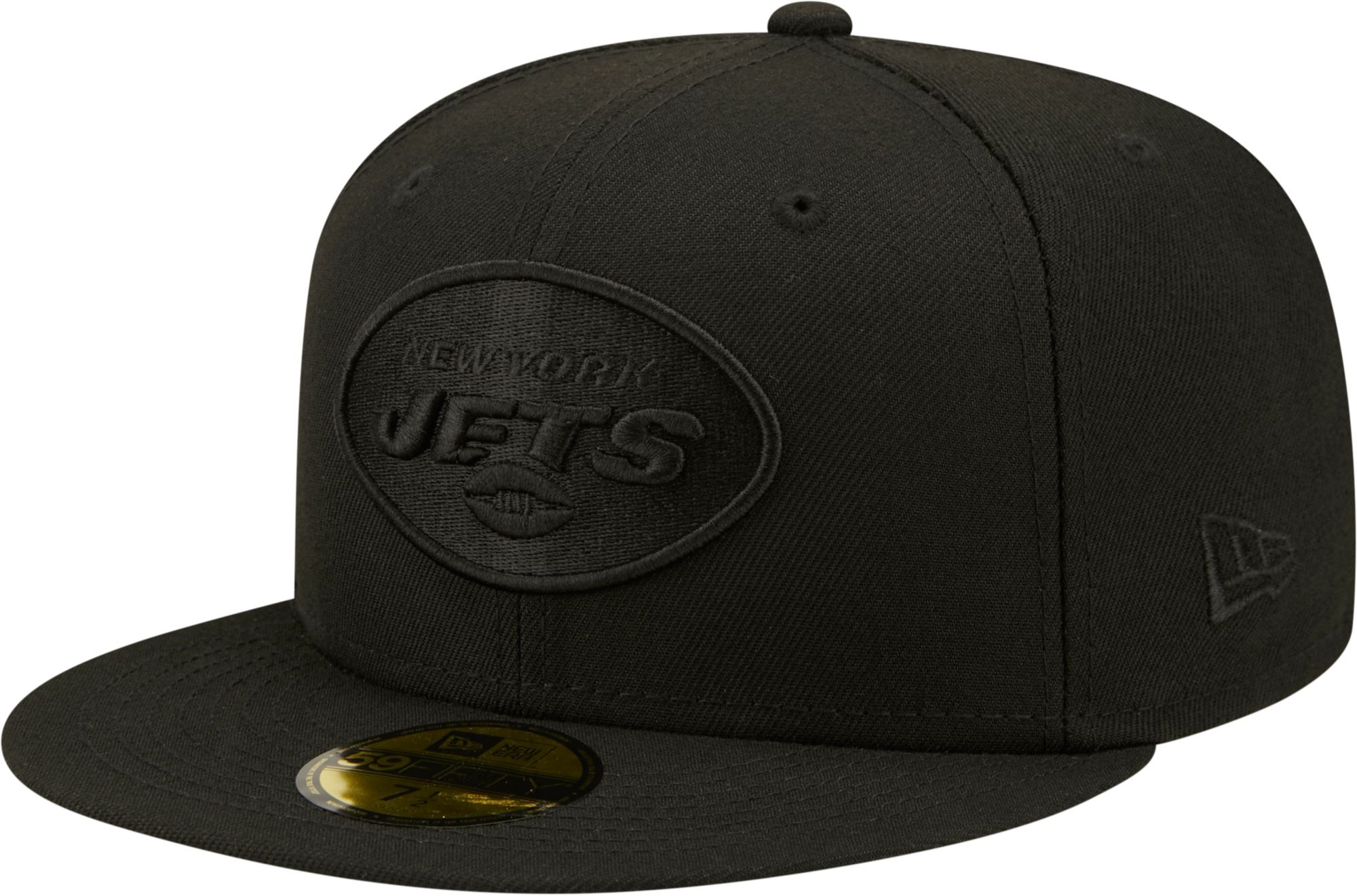 Men's New Era Gray York Jets Color Pack 59FIFTY Fitted Hat