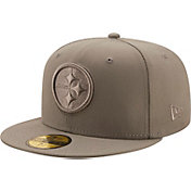 New Era Men's Pittsburgh Steelers Color Pack 59Fifty Grey Fitted Hat