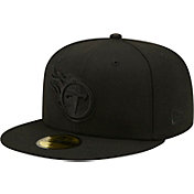 New Era Men's Tennessee Titans Color Pack 59Fifty Black Fitted Hat