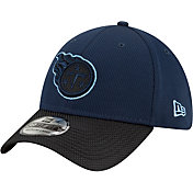 New Era Men's Tennessee Titans Sideline 2021 Road 39Thirty Navy Stretch Fit Hat