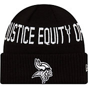 New Era Men's Minnesota Vikings Social Justice Black Knit