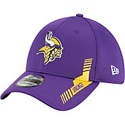 New Era Men's Minnesota Vikings Purple Sideline 2021 Home 39Thirty Stretch Fit Hat