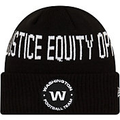 New Era Men's Washington Football Team Social Justice Black Knit