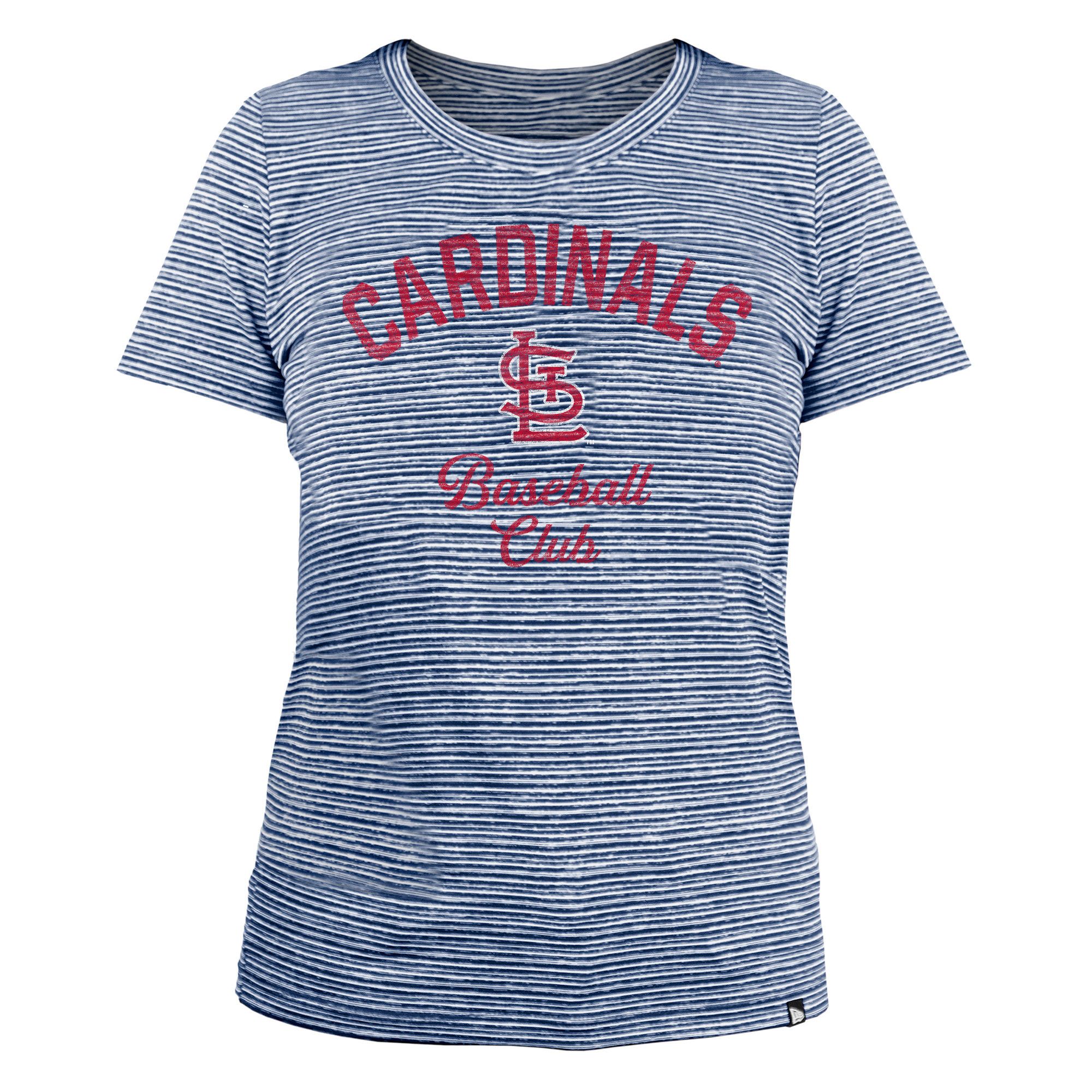 St. Louis Cardinals New Era Women's Lace-Up Long Sleeve T-Shirt - White/Red