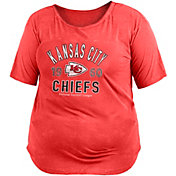 New Era Women's Kansas City Chiefs Mineral Red Plus Size T-Shirt