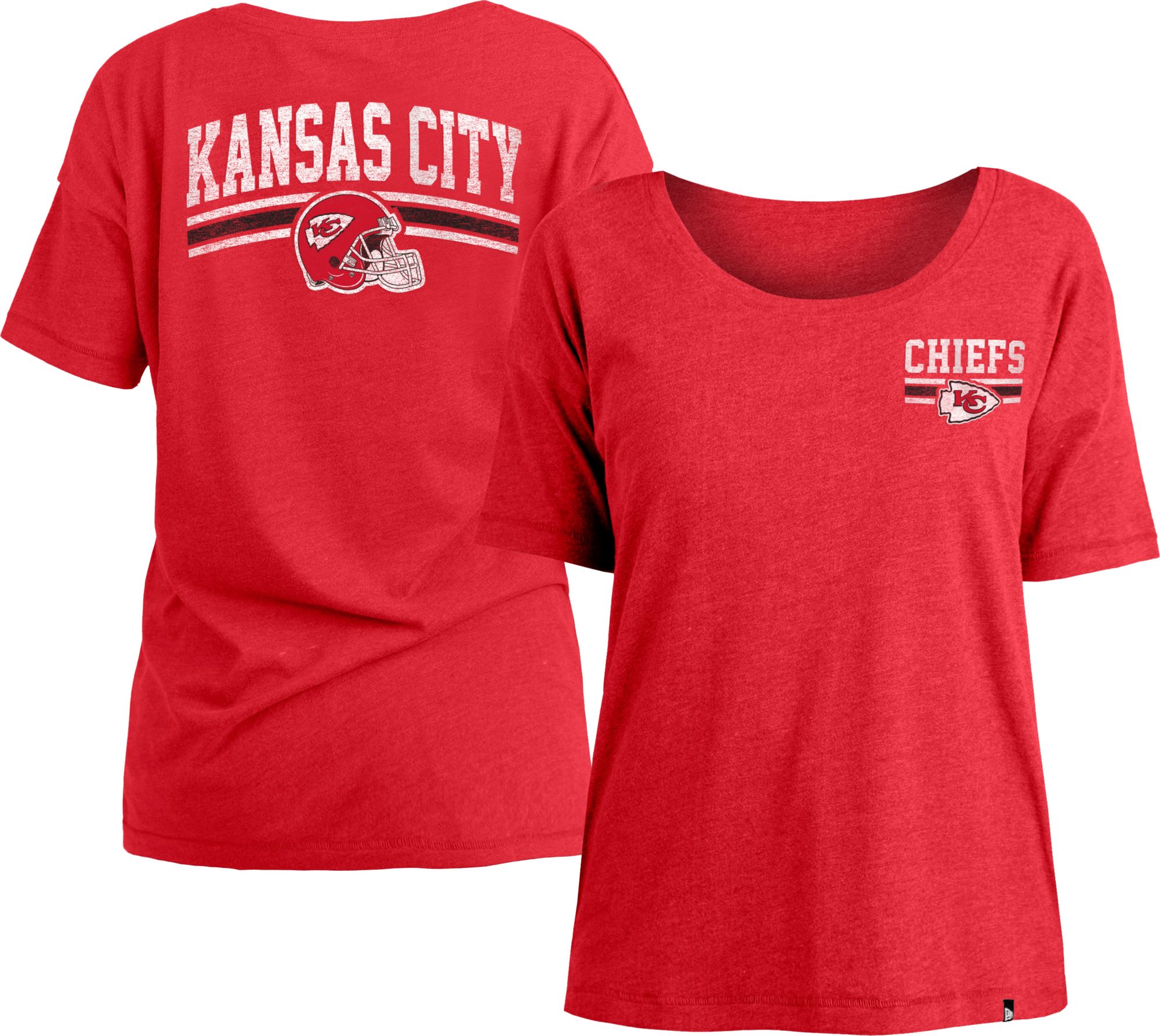 New Era / Women's Kansas City Chiefs Relaxed Back Red T-Shirt