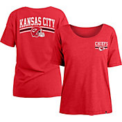 New Era Women's Kansas City Chiefs Relaxed Back Red T-Shirt