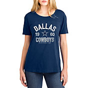 New Era Women's Dallas Cowboys Mineral Wash Navy T-Shirt