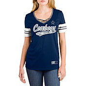 New Era Women's Dallas Cowboys Polyester X Navy T-Shirt