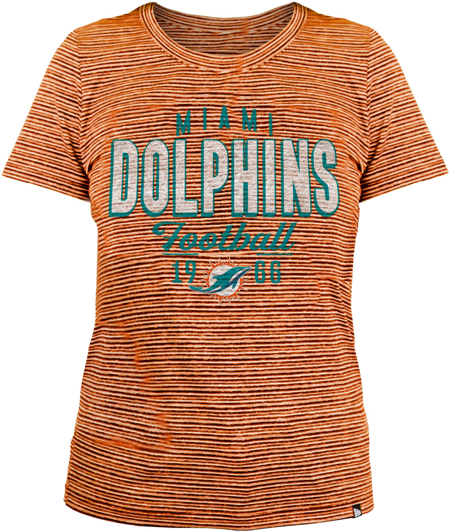 New Era / Women's Miami Dolphins Splitback Aqua Tank Top