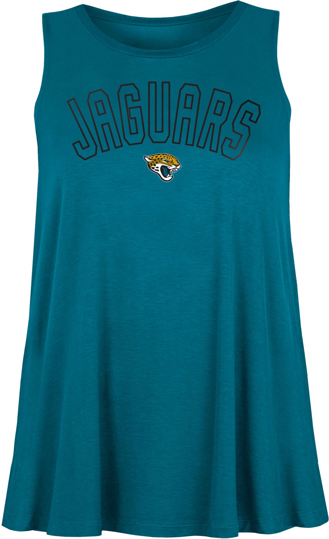 New Era Women s Jacksonville Jaguars Rayon Spandex Teal Tank Top