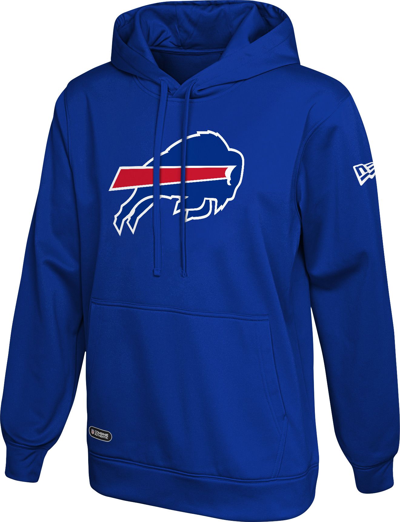 Men's Buffalo Bills New Era Royal Tie-Dye Pullover Hoodie