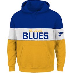 NHL Big & Tall St. Louis Blues Color Block Royal Pullover Hoodie