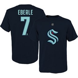 NHL Youth Seattle Kraken Jordan Eberle #7 Navy T-Shirt