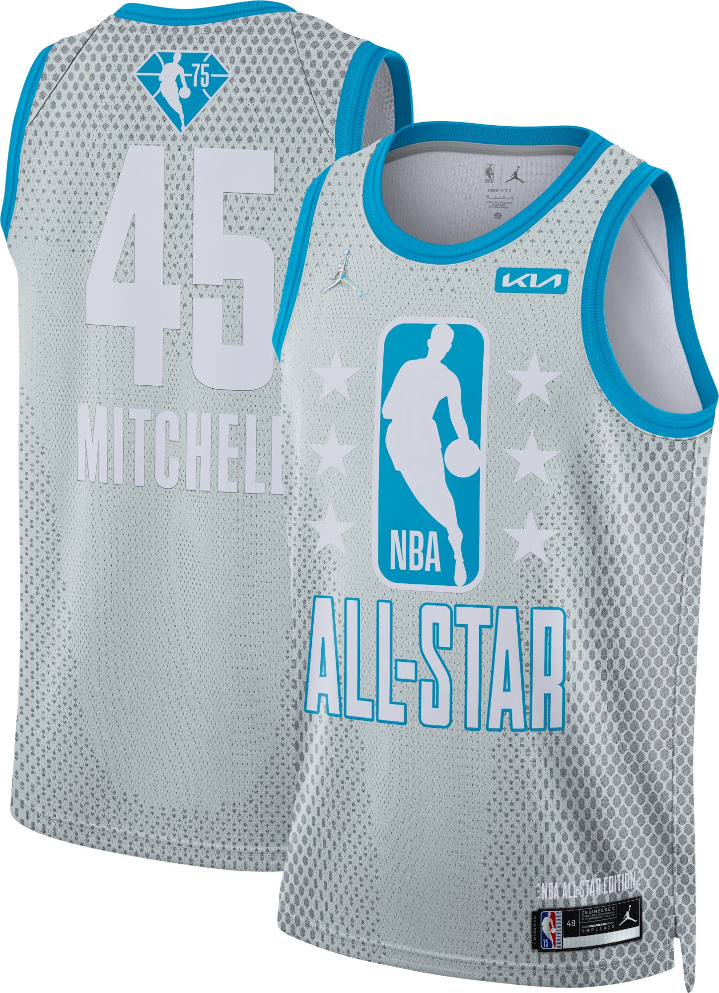 NBA Nike Team 1 All-Star 2023 Swingman Jersey - Blue - Donovan Mitchell -  Mens