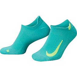 Nike Multiplier Running No-Show Socks - 2 Pack