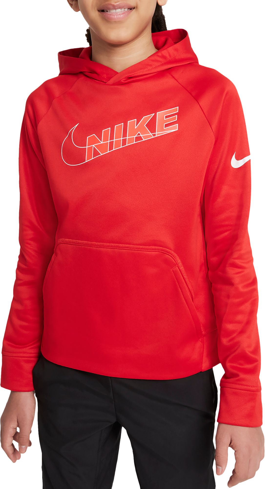 red nike hoodie women