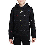 Nike Boys' Sportswear Club Fleece BB All Over Print Pullover Hoodie