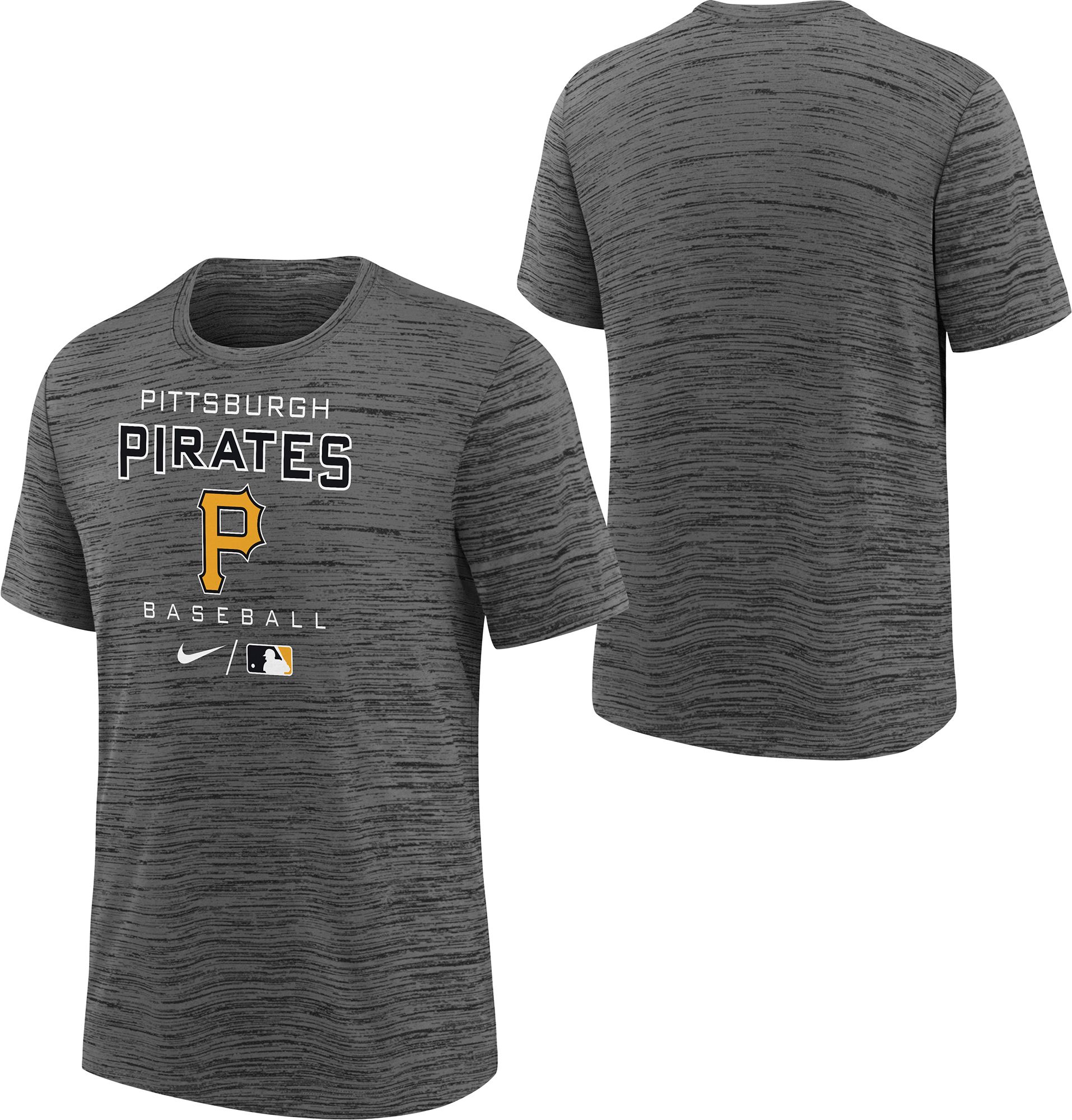 Lids Pittsburgh Pirates Tiny Turnip Youth Baseball Flag Raglan 3/4 Sleeve T- Shirt - White/Black