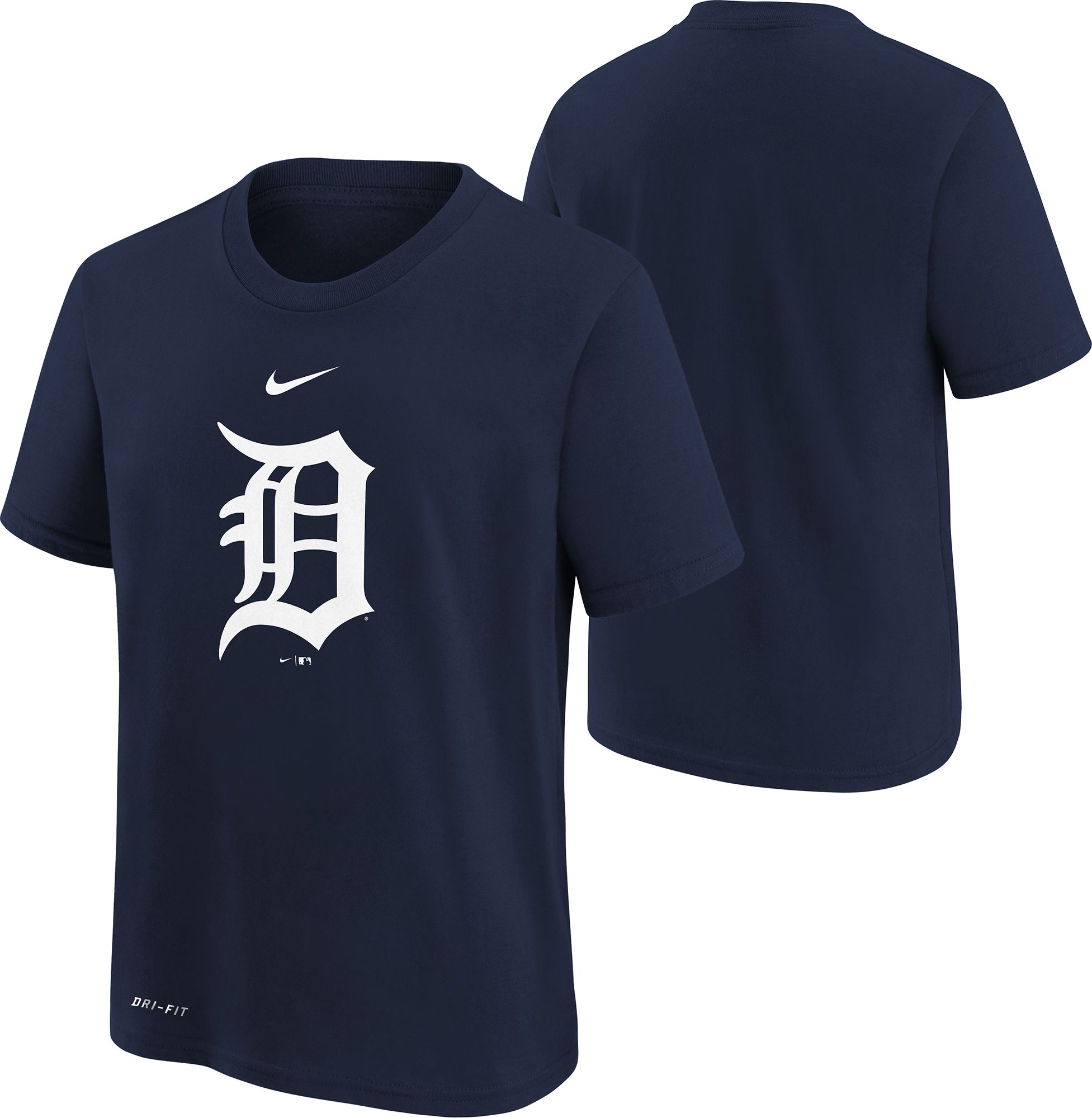 Nike / Youth Boys' Detroit Tigers Navy Logo Legend T-Shirt