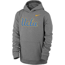 Nike Youth UCLA Bruins Grey Club Fleece Pullover Hoodie