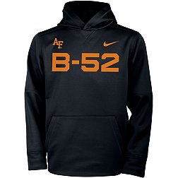 Nike Youth Air Force Falcons Rivalry B-52 Therma Fleece Black Hoodie