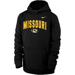 Nike Youth Missouri Tigers Club Fleece Wordmark Pullover Black Hoodie
