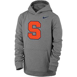 Nike Youth Syracuse Orange Grey Club Fleece Pullover Hoodie