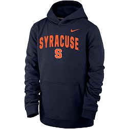 Nike Youth Syracuse Orange Blue Club Fleece Wordmark Pullover Hoodie