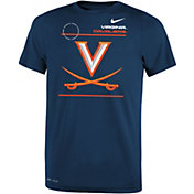 Nike Youth Virginia Cavaliers Blue Dri-FIT Legend T-Shirt
