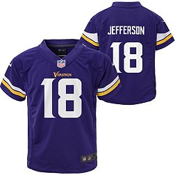Nike Little Kid's Minnesota Vikings Justin Jefferson #18 Purple Game Jersey