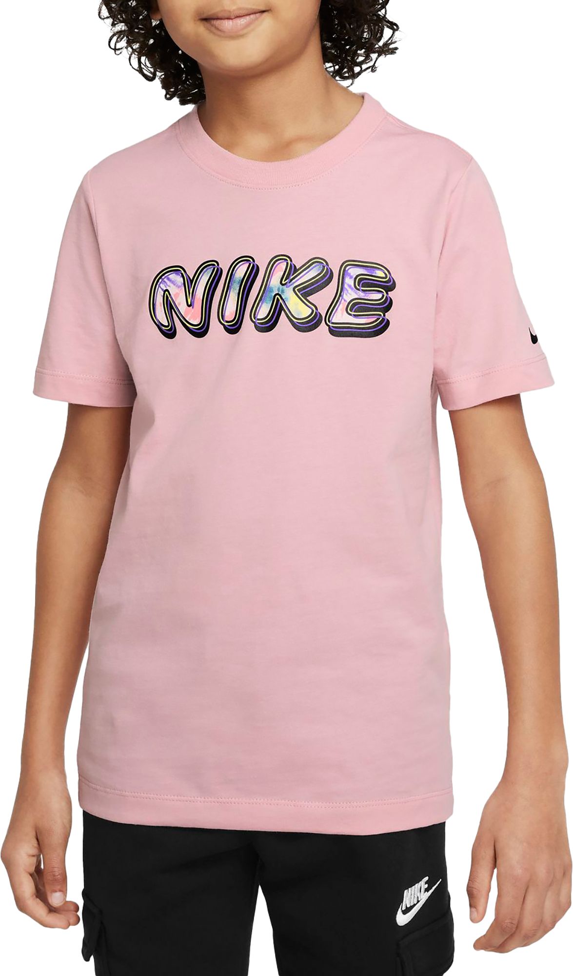 Nike Boys' Sportswear Tie Dye T-Shirt