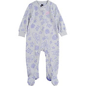 Nike Infant Girls' Cotton Footed Full-Zip Coveralls
