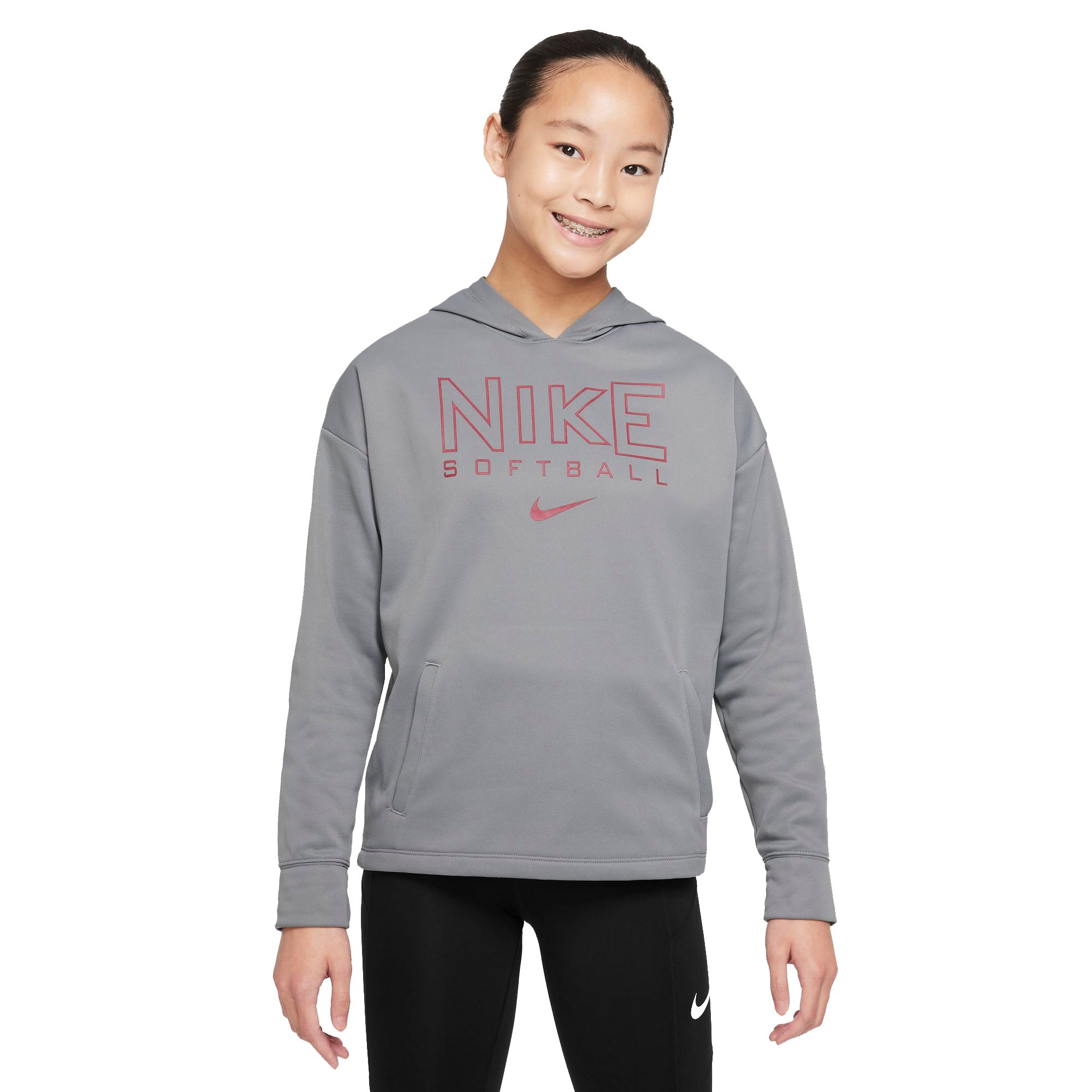 Nike Girls Therma FIT Softball Hoodie