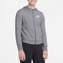 Nike Girls' Sportswear Full-Zip Jersey Hoodie