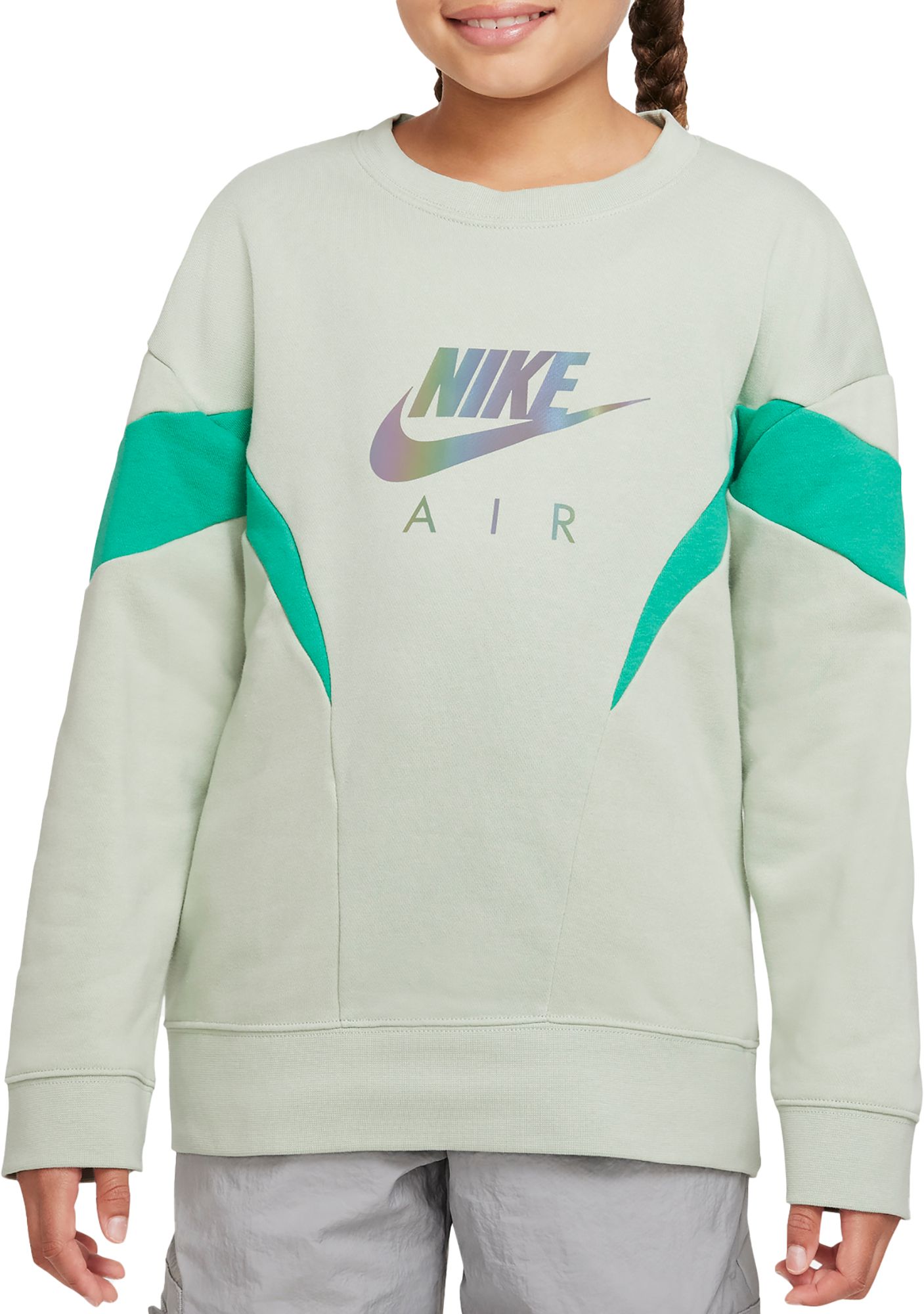 Nike archive white on sale scribble logo sweatshirt